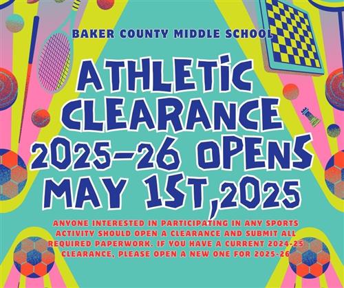 Athletic clearance